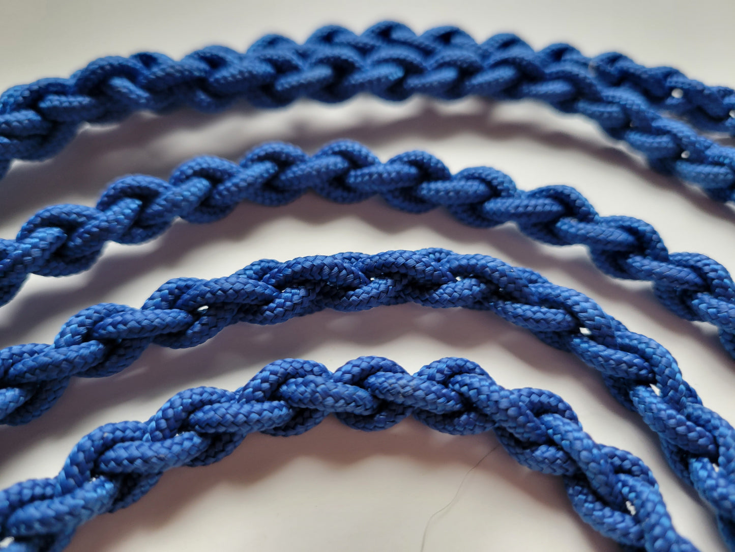 Paracord Braided Leash Lead 6 ft (Royal Blue) Puppy Cat Sm to Med Dog Training Walking