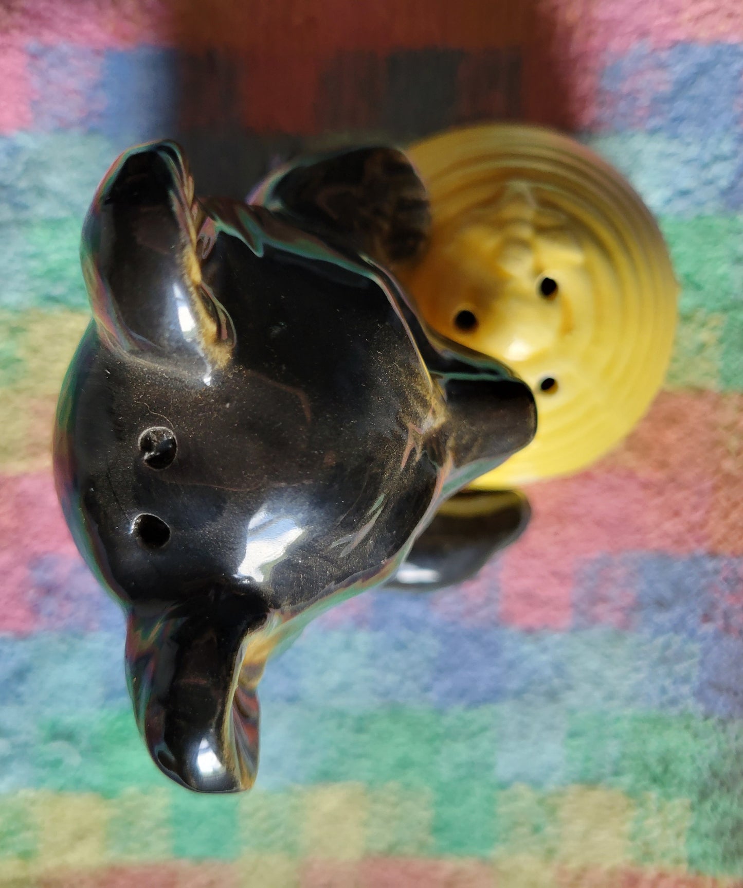 Vintage Japan BEAR 🐻 & BEEHIVE Salt Pepper Shakers ☆Very Cute!☆