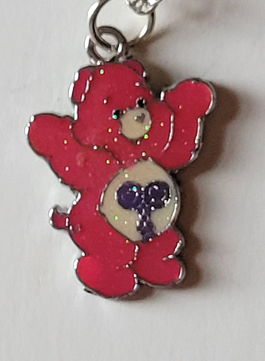 Care Bear Balloon Party Bear Charm Pendant Necklaces With 18" Chain