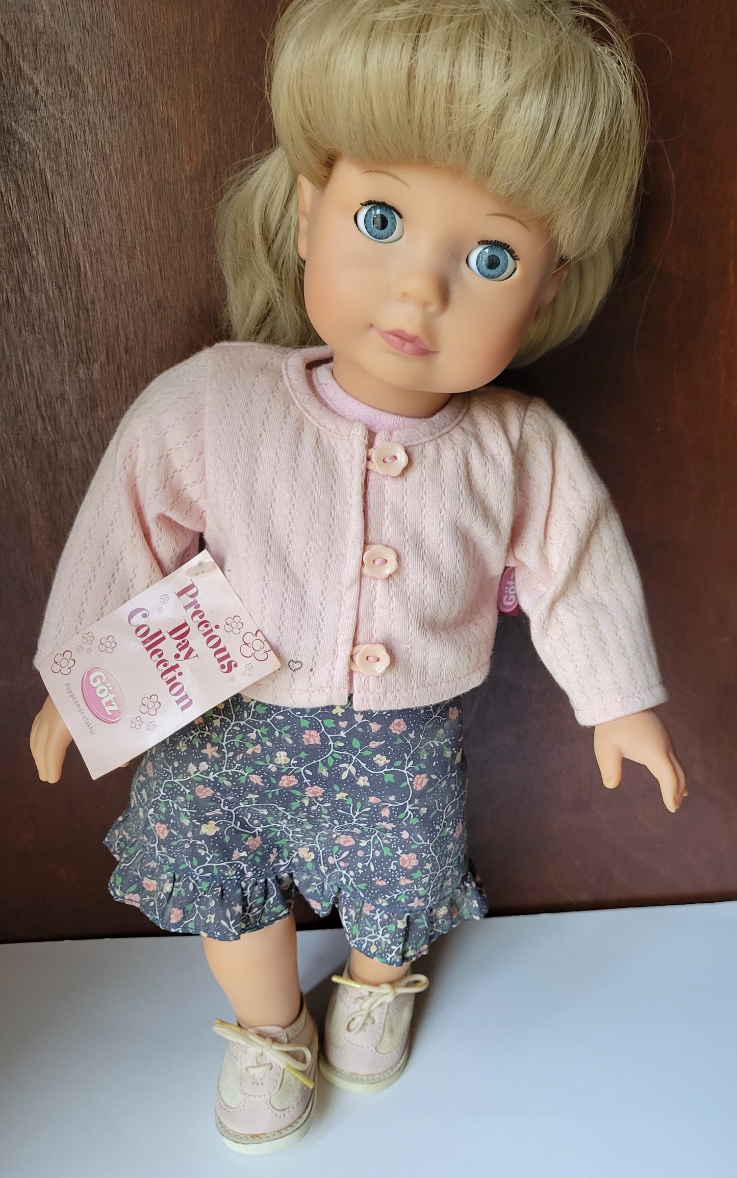 Gotz Doll Precious Day Collection 18 Inch Doll Blonde Hair Blue Eyes