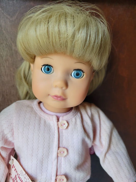 Gotz Doll Precious Day Collection 18 Inch Doll Blonde Hair Blue Eyes