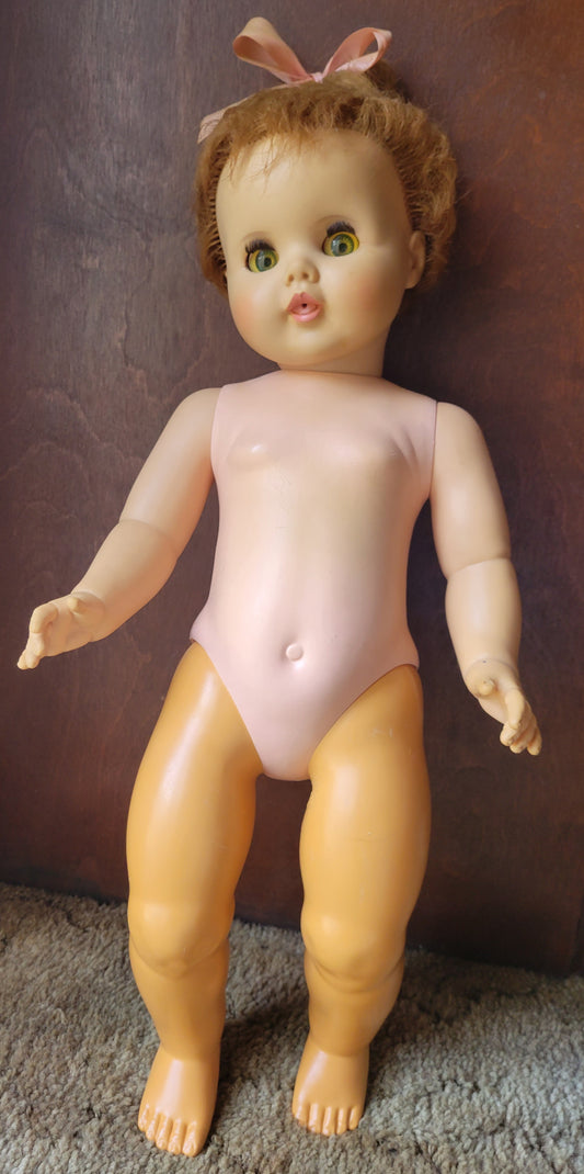 American Character BABY TOODLES 23 Inch Doll Flirty Eyes ADORABLE  Vintage 1950s