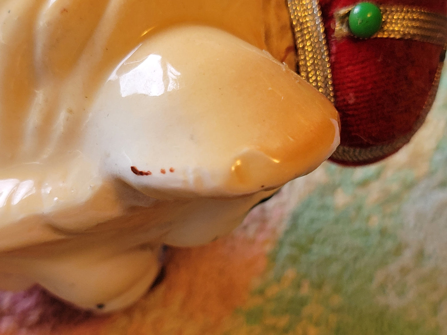 Vintage Proud Lion Pincushion Tape Measure 1950s Sewing Japan By Davar Originals