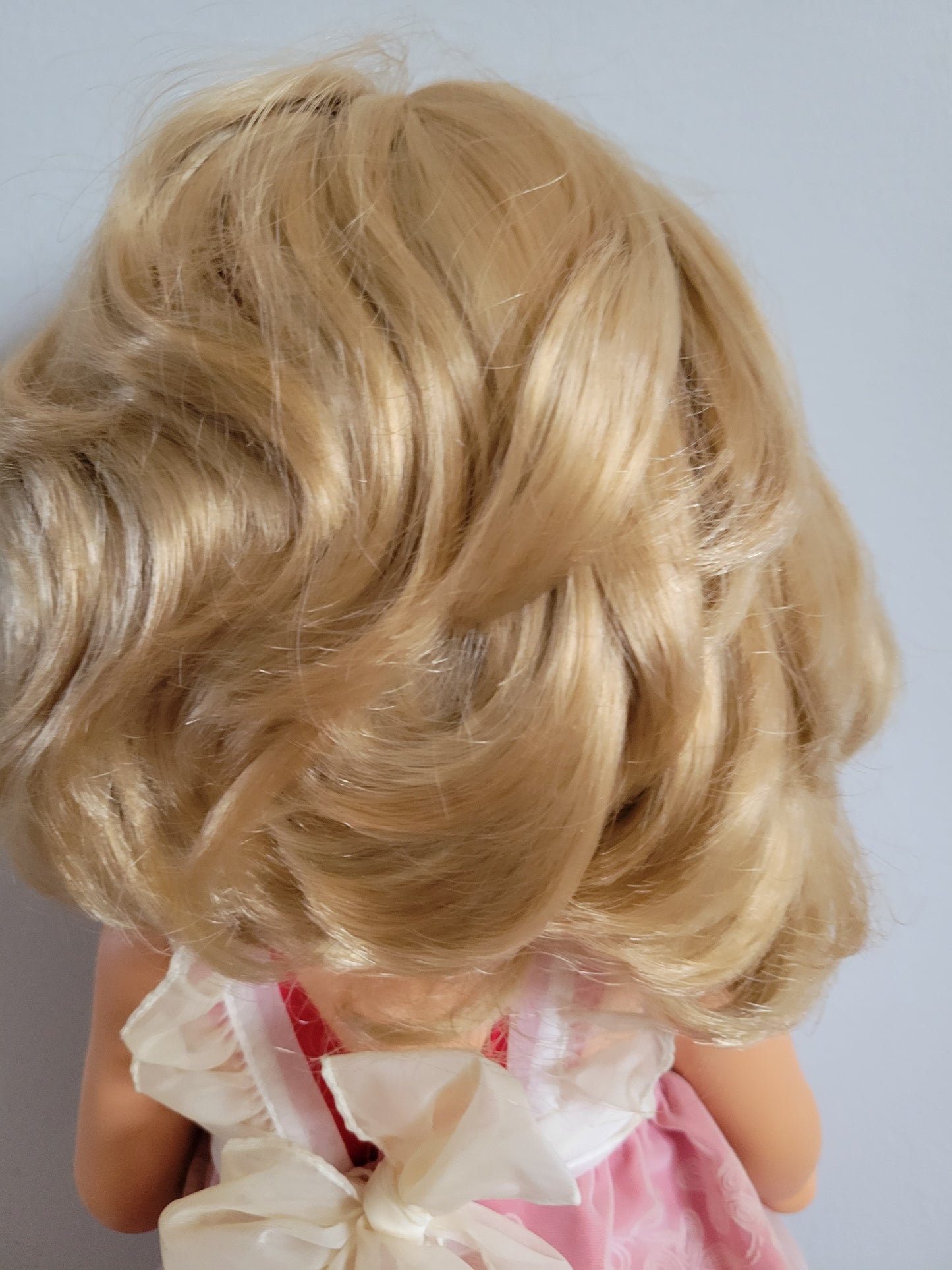 Mattel Chatty Cathy Doll 1998 Reproduction Red Dress Amber Eyes TALKS!