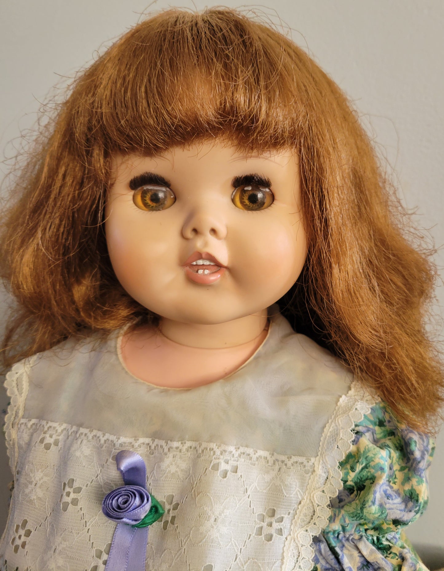 American Character TOODLES DOLL Vintage Red Head Very Nice! 24 Inch Tall