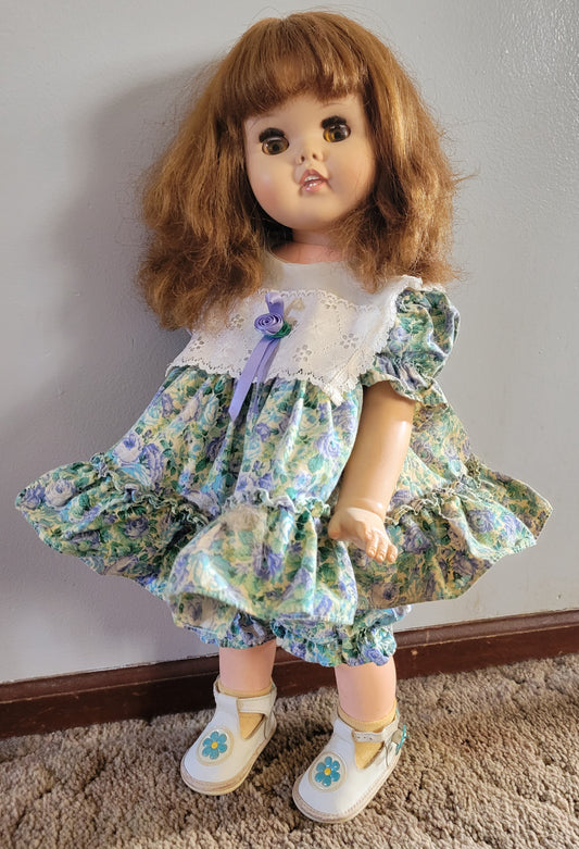 American Character TOODLES DOLL Vintage Red Head Very Nice! 24 Inch Tall