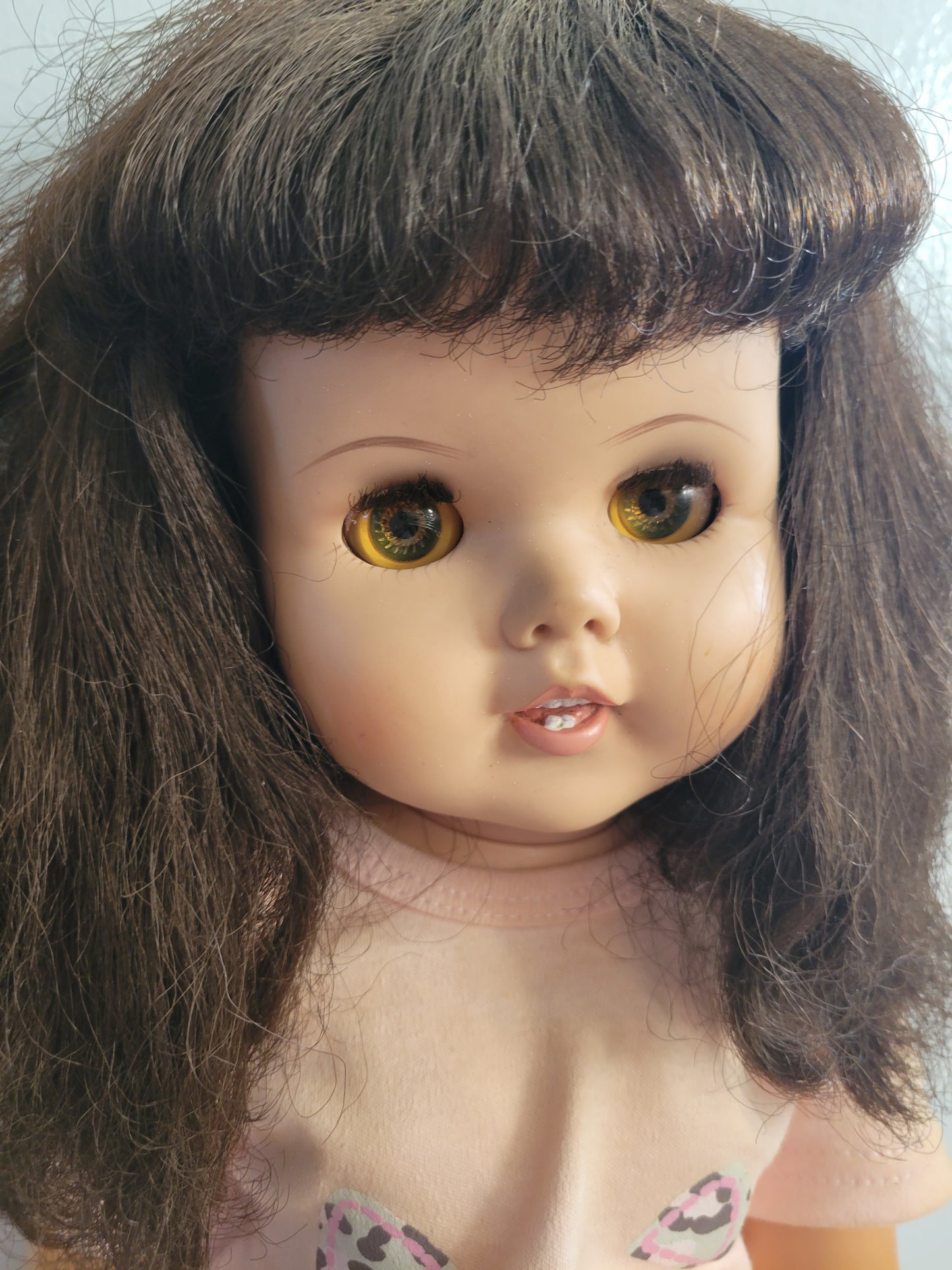 American Character TOODLES DOLL Vintage Brunette Very Nice! 24 Inch Tall