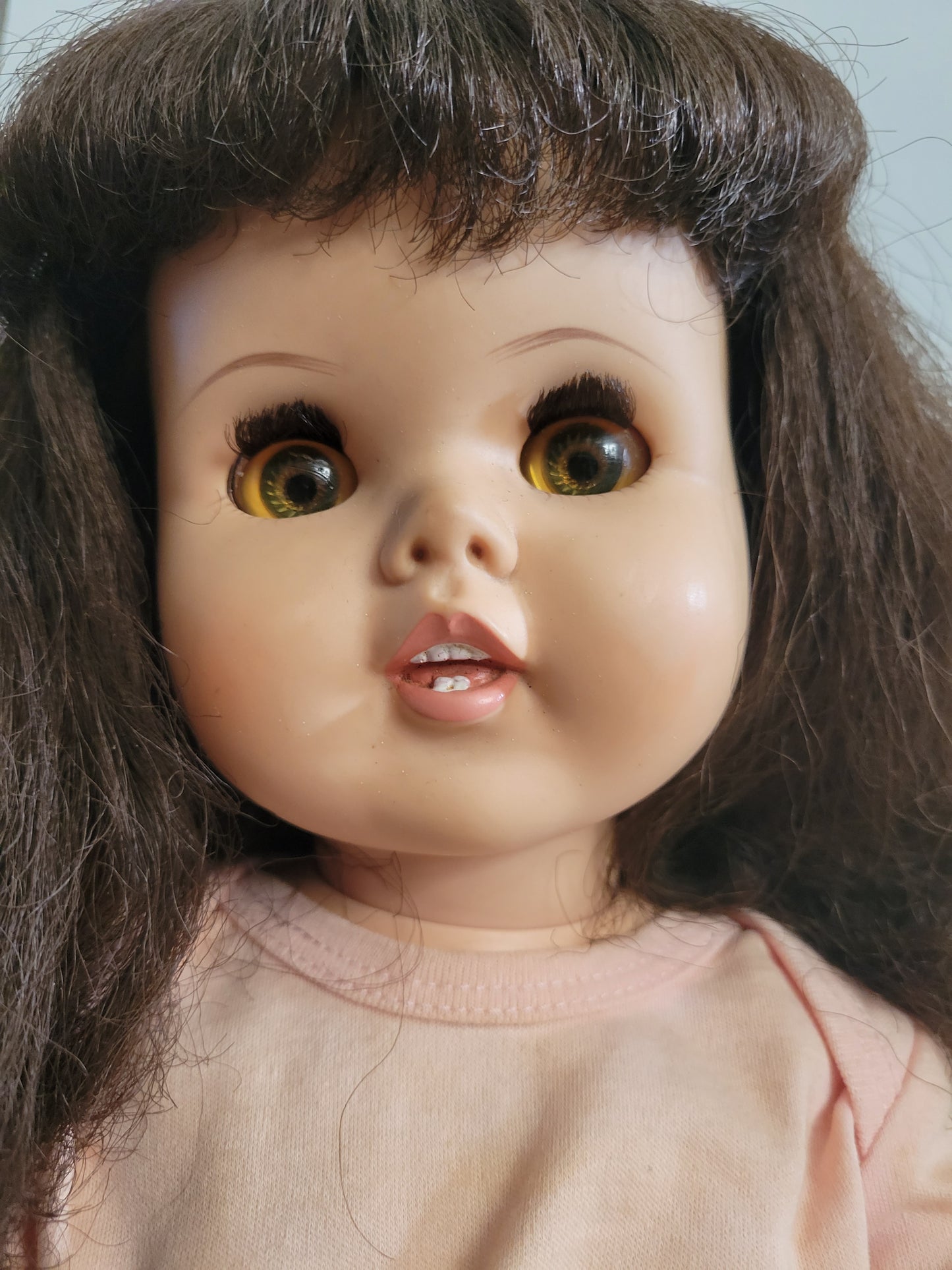 American Character TOODLES DOLL Vintage Brunette Very Nice! 24 Inch Tall