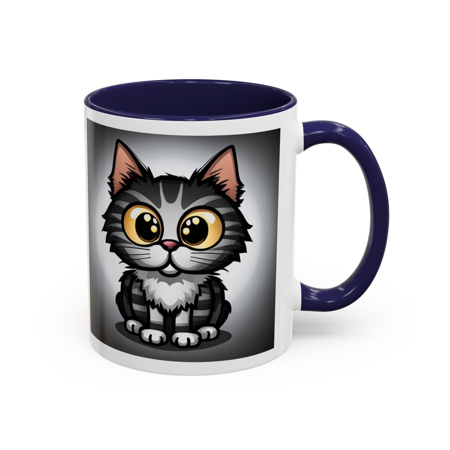 Tabby Cat Lover Accent Coffee Mug, 11oz