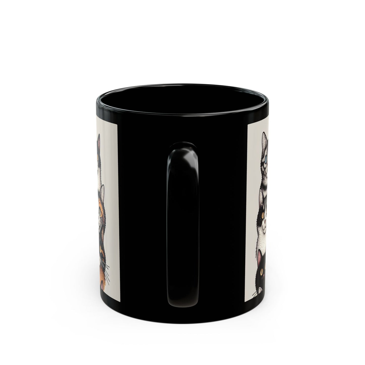 Black CRAZY CAT LADY Mug (11oz)