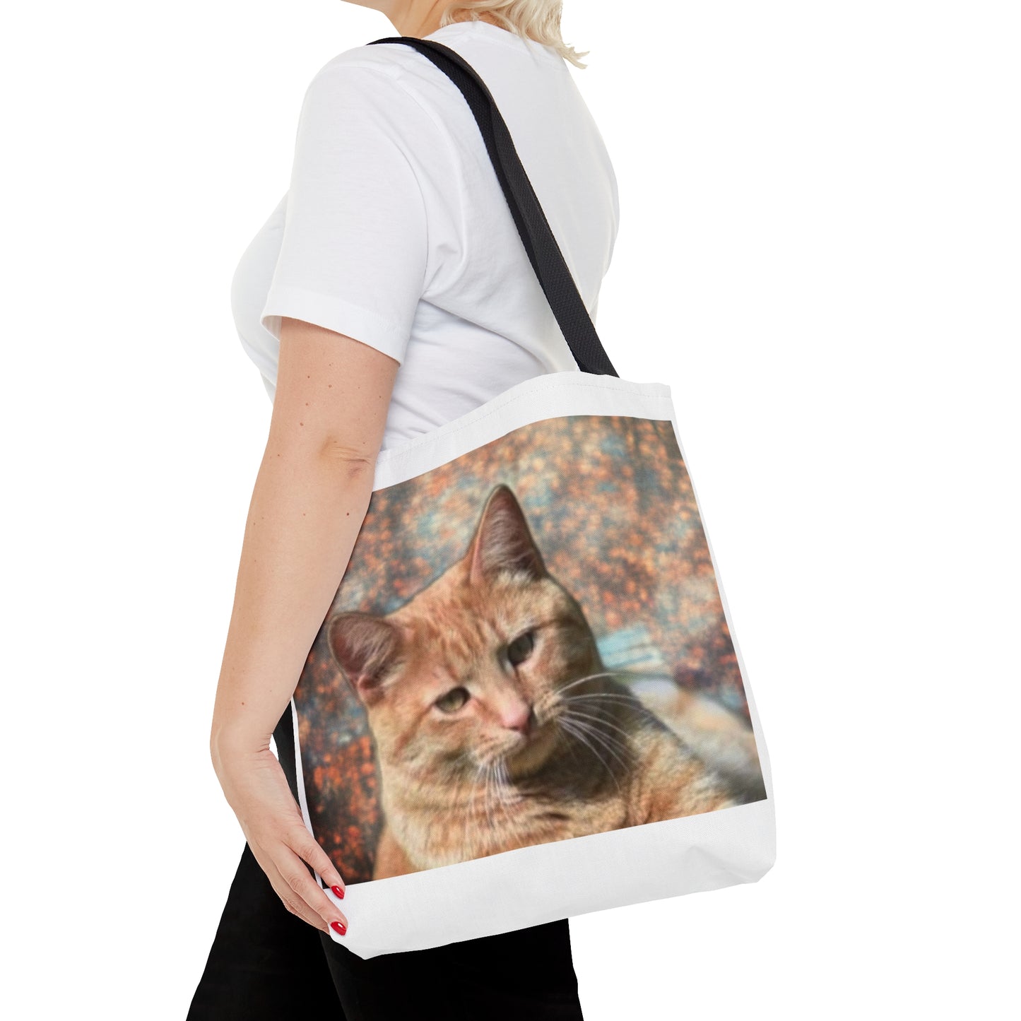 Tabby Cat Tote Bag Orange Tabby (AOP)