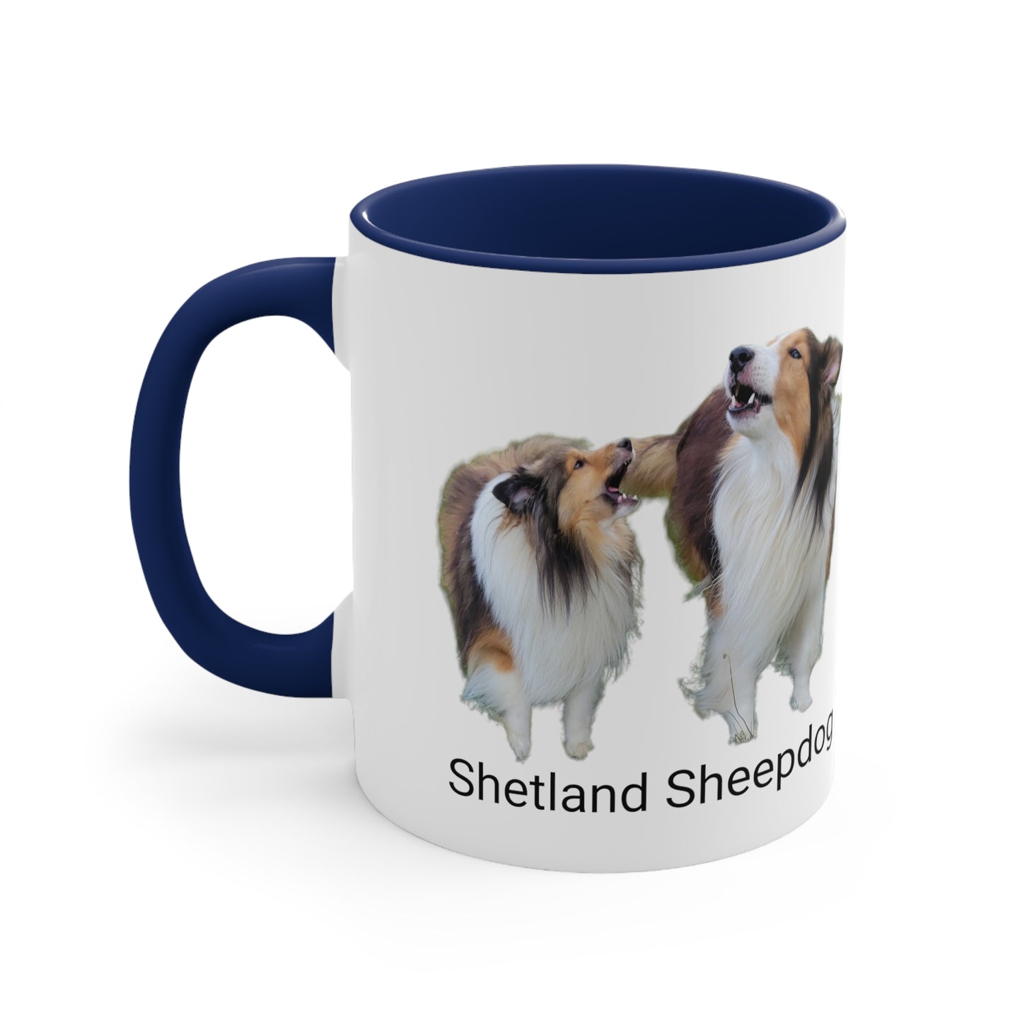 Sheltie Howling Accent Coffee Mug, 11oz