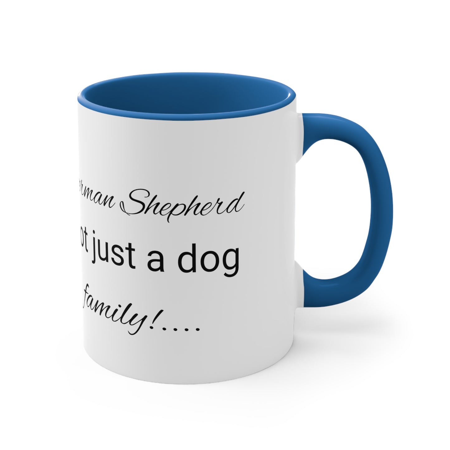 German Shepherd Family Accent Coffee Mug, 11oz