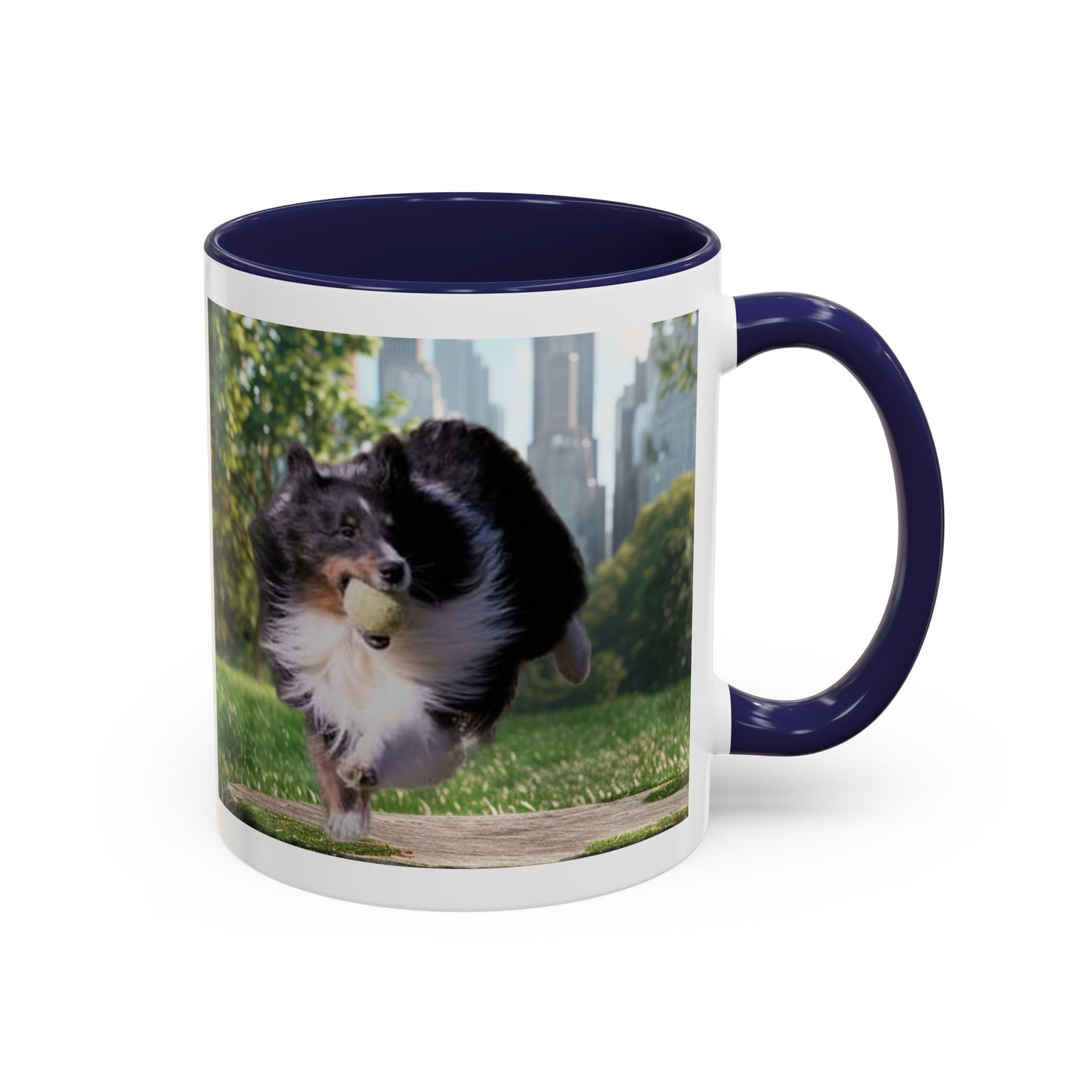 Shelties Rule! Tri Color Sheltie Coffee Mug (11oz)