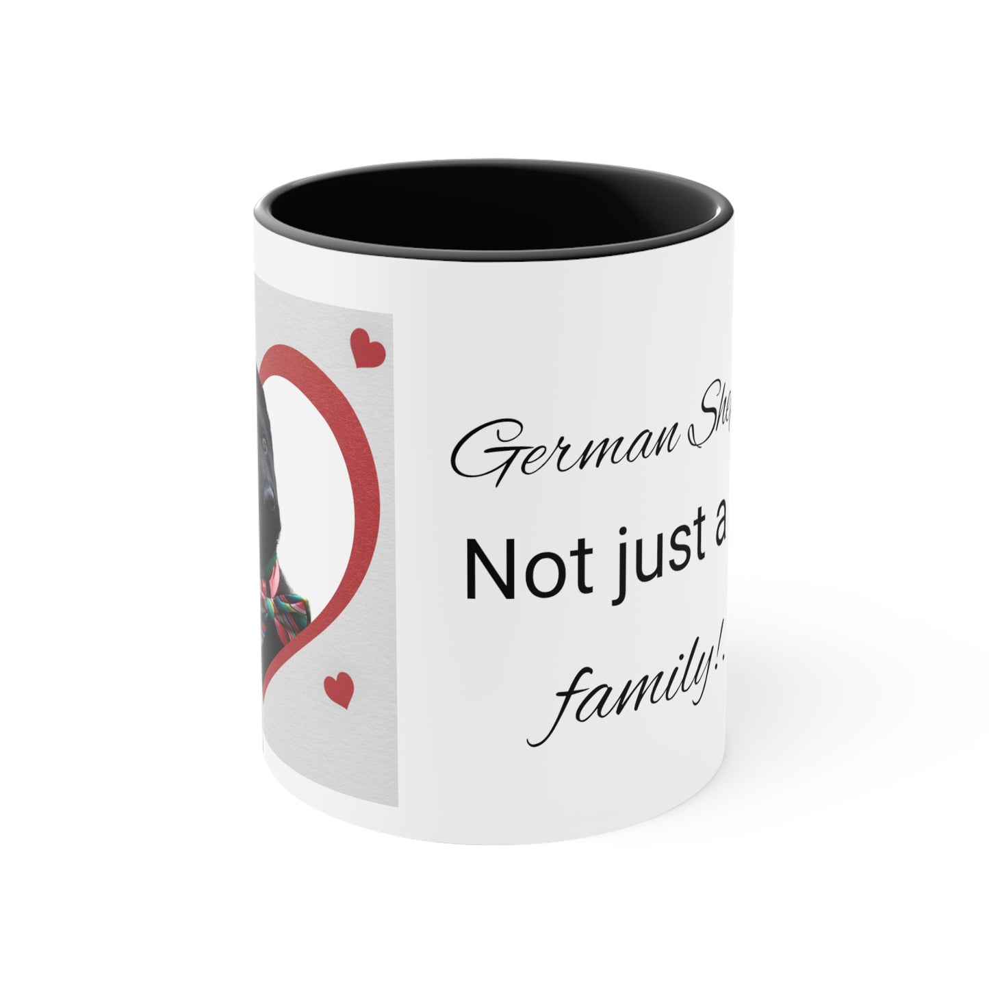 German Shepherd Family Accent Coffee Mug, 11oz