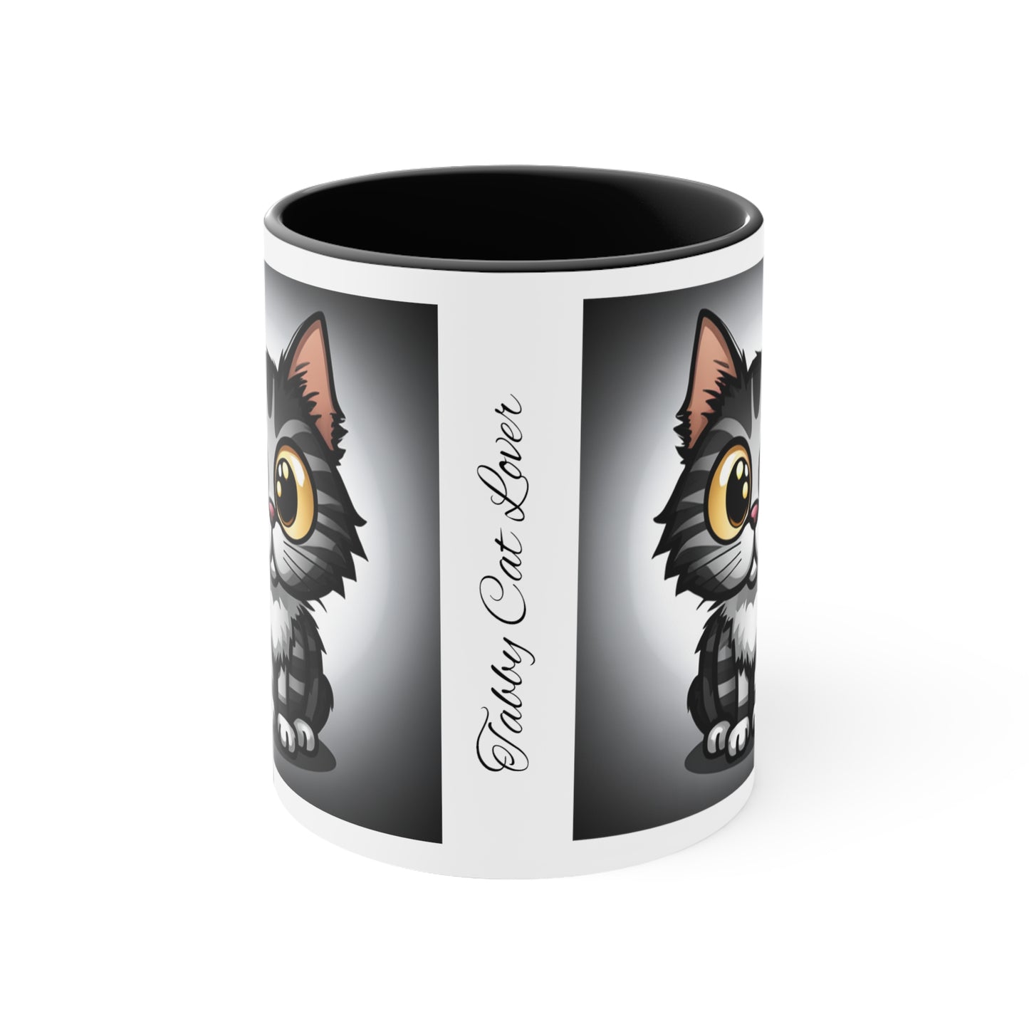 Tabby Cat Lover Accent Coffee Mug, 11oz