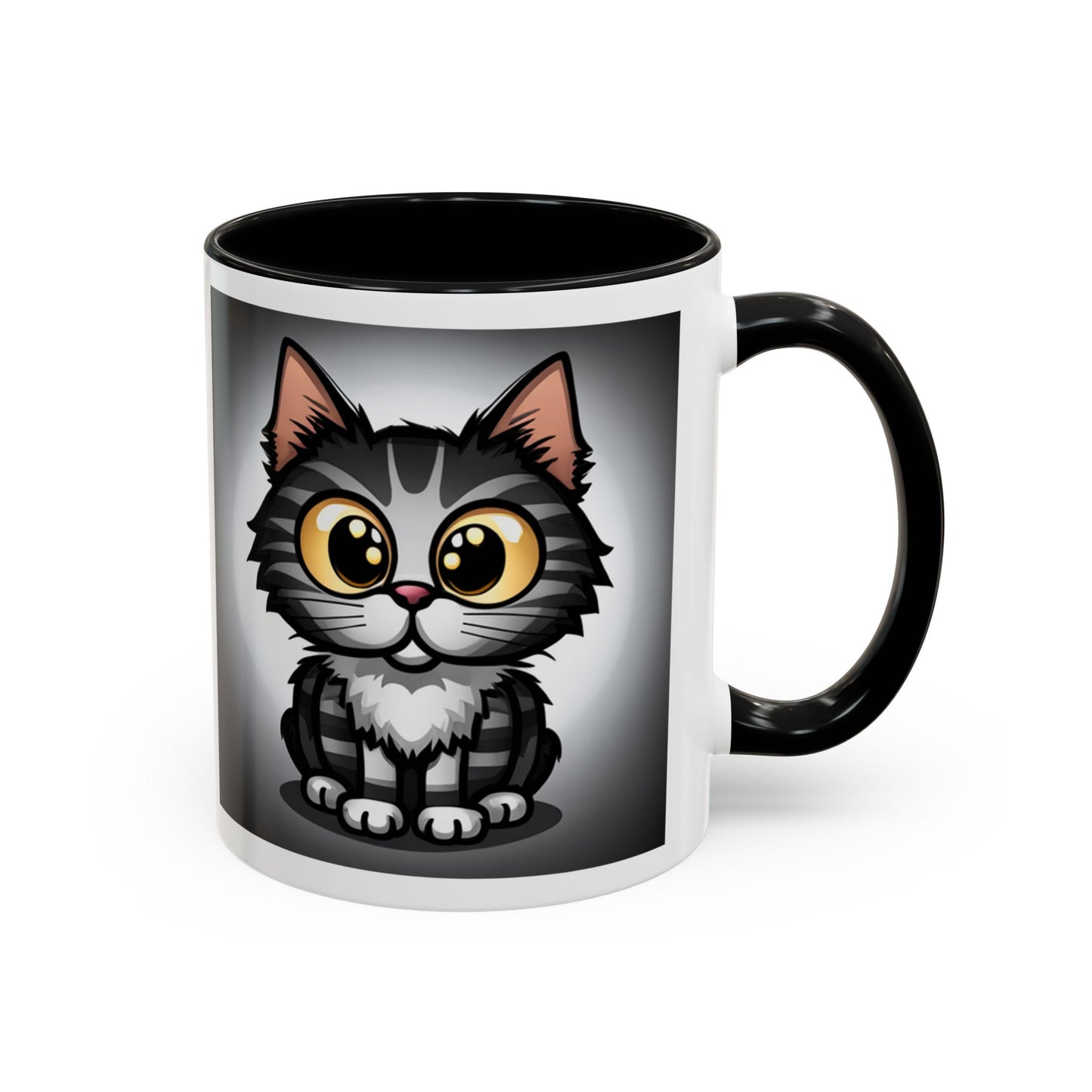 Tabby Cat Lover Accent Coffee Mug, 11oz