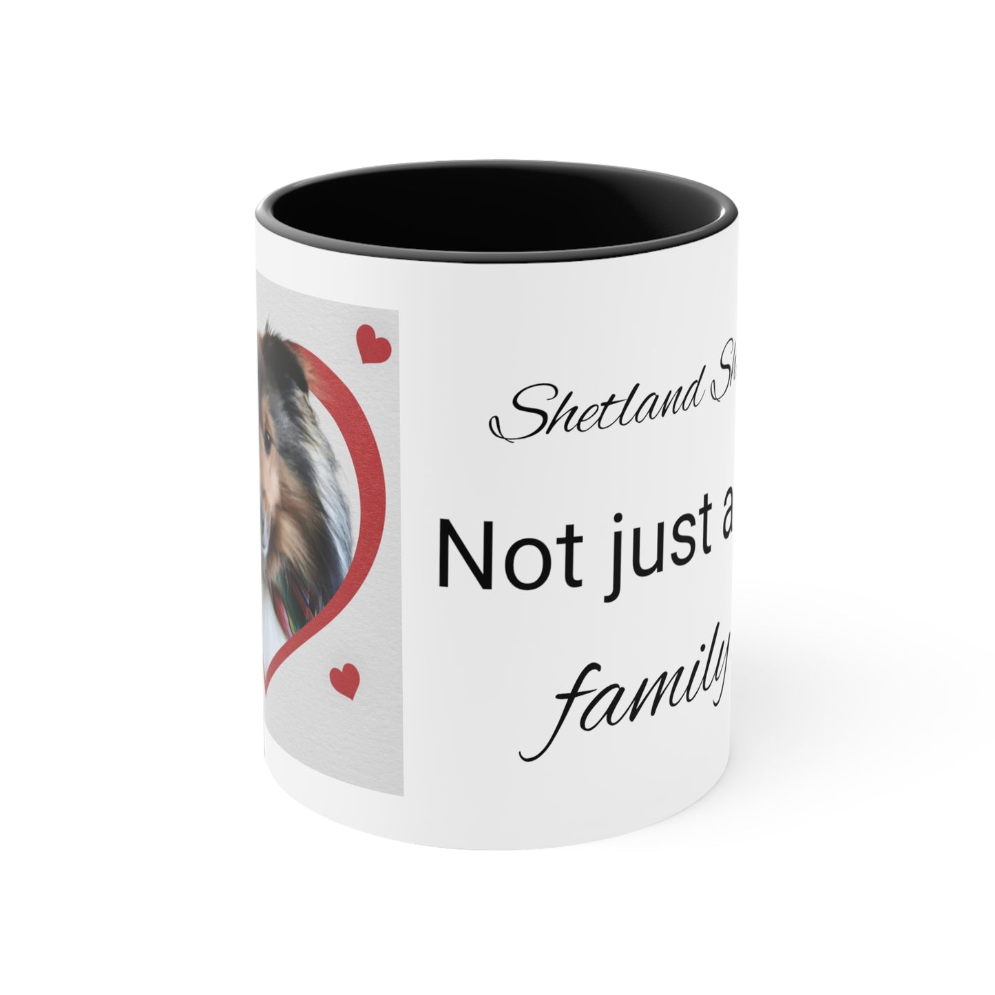 Shetland Sheepdog Family Accent Coffee Mug, 11oz