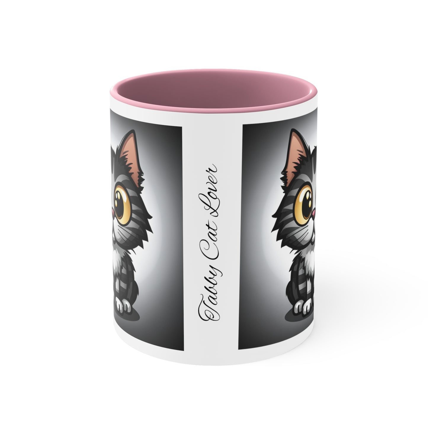 Tabby Cat Lover Accent Coffee Mug, 11oz