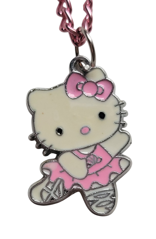 Kids Hello Kitty Charm Pendant  Necklaces With Colored 18" Chains (Your Choice!) Kids Teens Adults