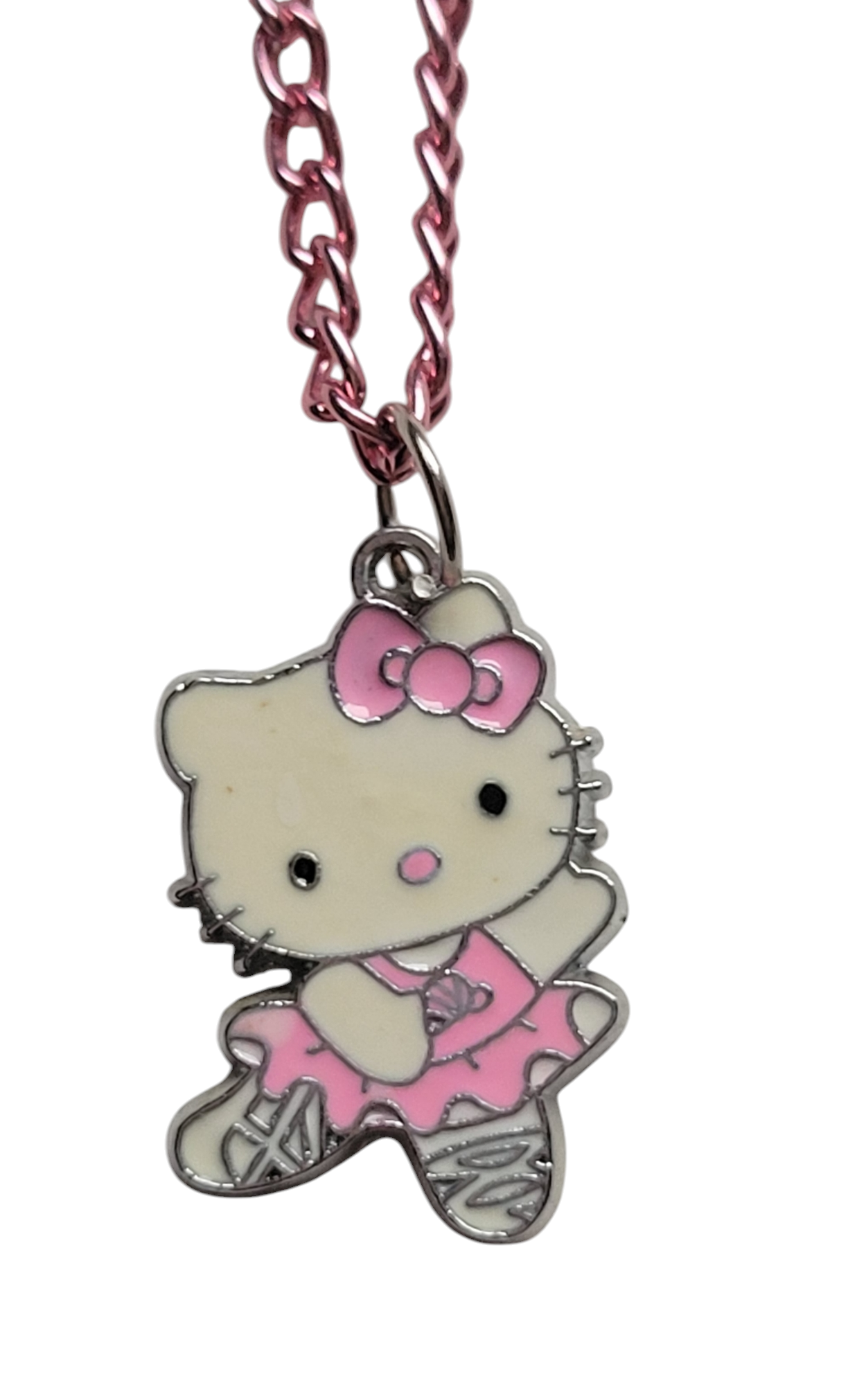 Kids Hello Kitty Charm Pendant  Necklaces With Colored 18" Chains (Your Choice!) Kids Teens Adults