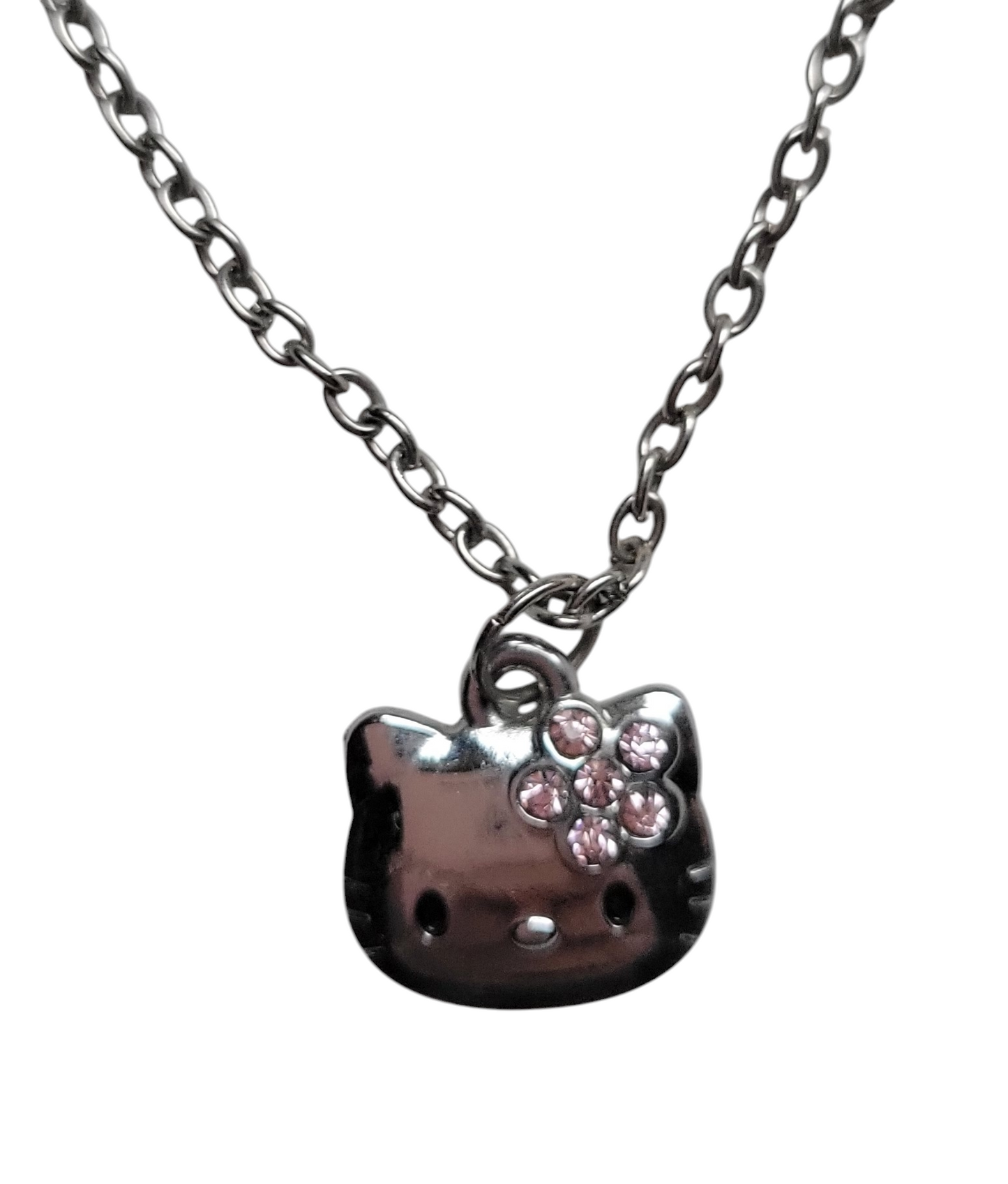 Kids Hello Kitty Charm Pendant  Necklaces With Colored 18" Chains (Your Choice!) Kids Teens Adults